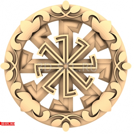 Svetoch Panel - 3D model for CNC