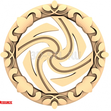 Vayga Panel - 3D model for CNC