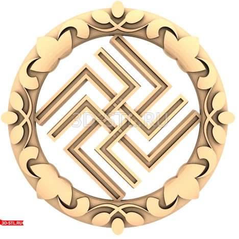 Duniya panel - 3D model in STL format for milling