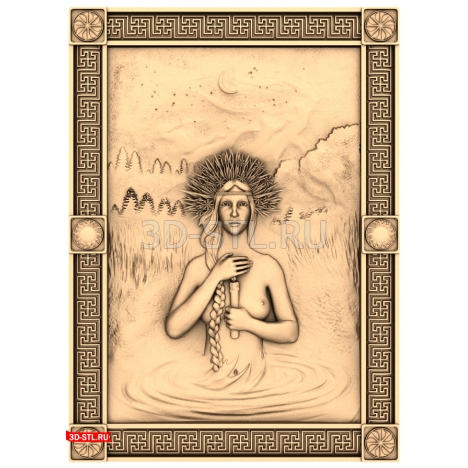 Kupala Night Panel - 3D CNC model