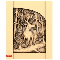 Panel "Forest Elk"