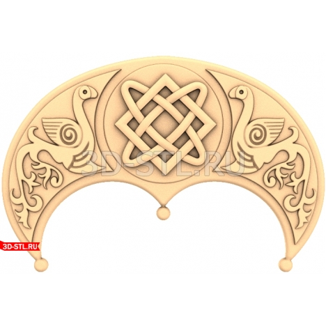 The Lunnitsa Panel is a 3D model for a CNC machine in STL format.