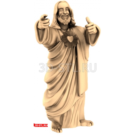Jesus Positive - 3D Printable Model