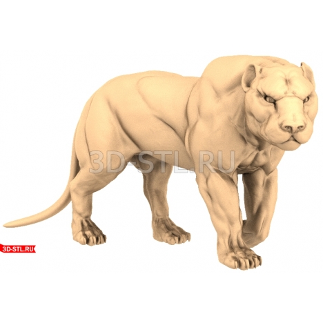 3D model of a Puma for 3D printing