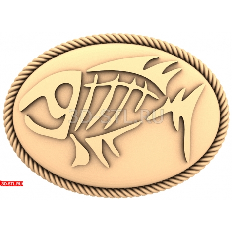 Fish Skeleton Panel 