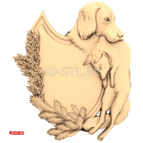 Panel "Dog with a Shield"