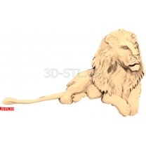 Lying lion