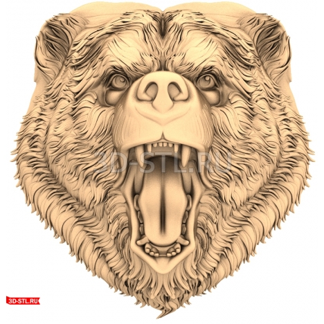 Angry Bear Head 