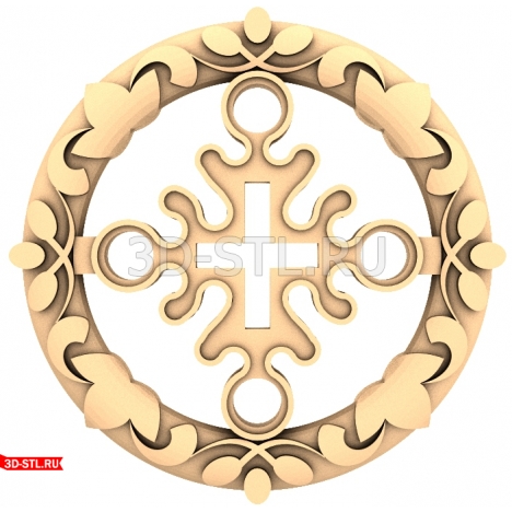 Yarilo's Panel - 3D model in STL format for CNC