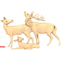 Deer and fawn