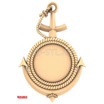 Anchor Mirror Frames | STL - 3D model for CNC