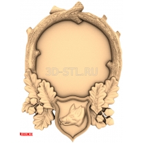 Frames "Hunting Boar Frame" | STL - 3D model for CNC