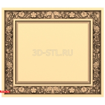 Frames "Flower Frame" | STL - 3D model for CNC