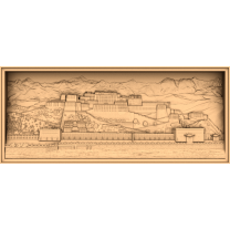 Panel of the Potala Palace in Tibet