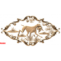 Panel "Dog with Prey"