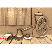 Panel "Coffee Motif"