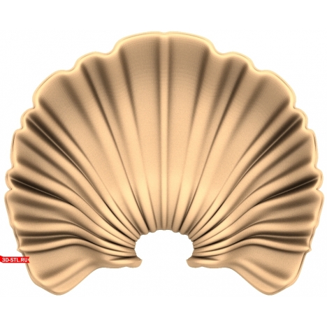 3D decorative model in STL format - an exquisite sink