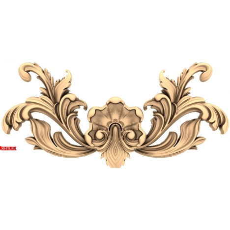 Elegant Ornament - 3D Model for CNC