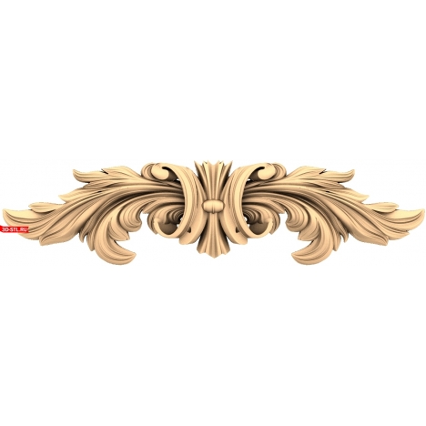 Elegant Ornament - 3D STL Model for CNC Machine