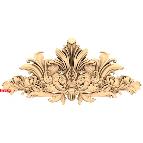 Elegant Ornamentation - 3D Model for CNC