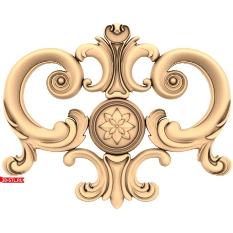 Luxurious Ornament - 3D STL model for CNC
