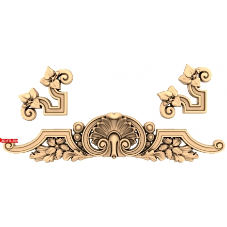 Elegant Rosettes - 3D model for CNC