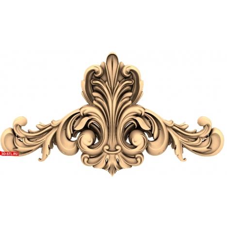 Exquisite decor for milling - 3D STL model