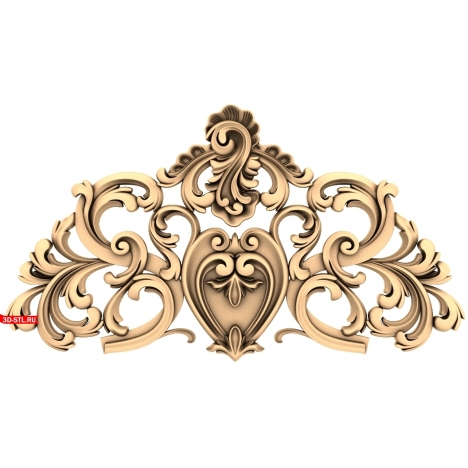 Line Dance Decor - 3D STL model for CNC