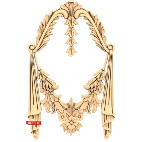 The Tsar's Symphony decor - 3D model in STL format for CNC
