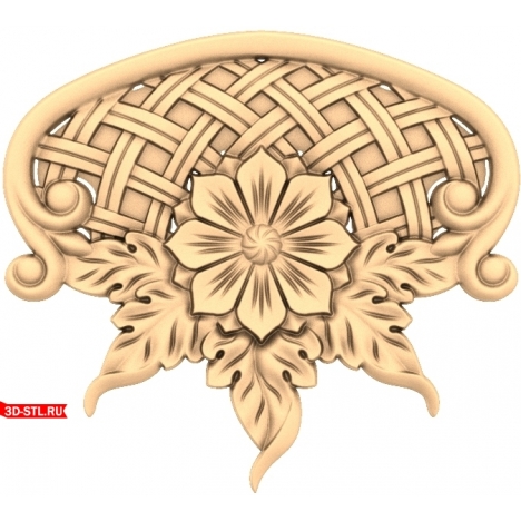 Decor in STL format for CNC machines