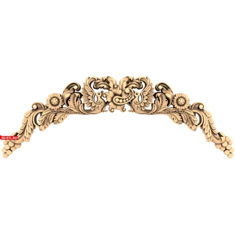 Exquisite decor for milling - 3D model in STL format
