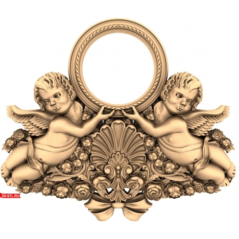 3D STL model of Heavenly Guardians for CNC