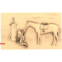 Panel "Horse at the Grave"