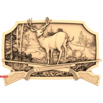 Panel "Deer in the Forest"
