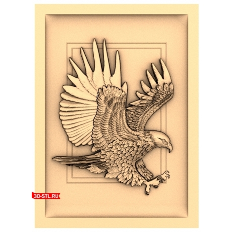 Eagle Panel - 3D model for a router