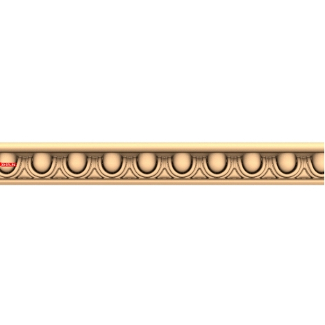Baguette Classic Waltz - Elegant 3D model in STL format for CNC