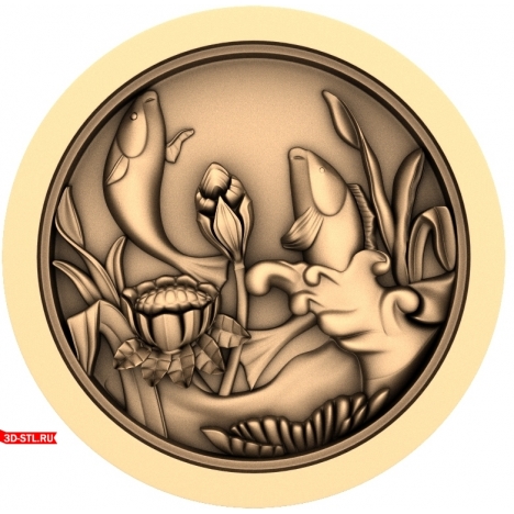 Underwater World Panel - 3D model in STL format