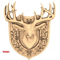 Panel "Horned Deer"