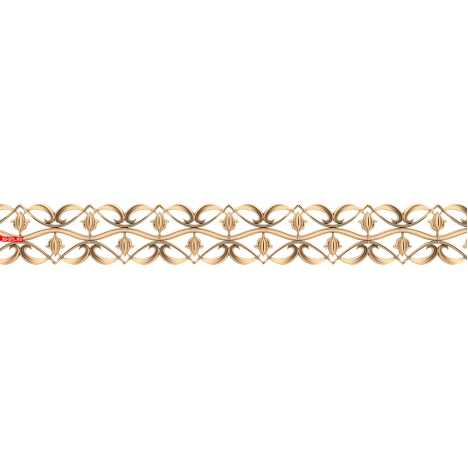 Graceful Lilies - 3D baguette model in STL format for CNC