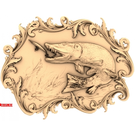 Pike Panel - 3D model for CNC