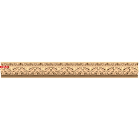 3D model of the baguette 