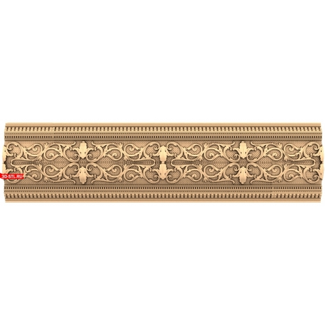 3D model of a baguette for CNC 