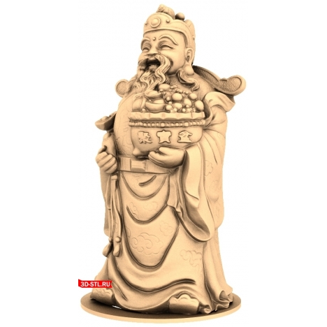 3D model of the Guardian of Eastern Fortune for 3D printing