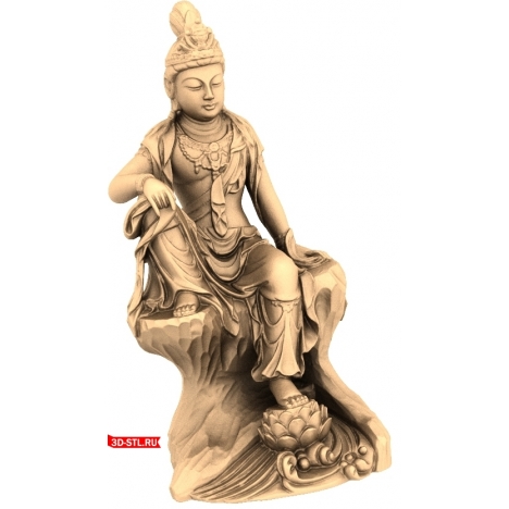 3D model of Guanyin Meditation for 3D printing