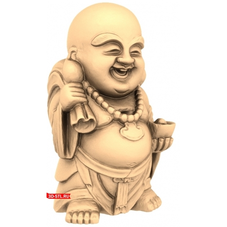 3D model of Buddha's Laugh - STL file for 3D printing