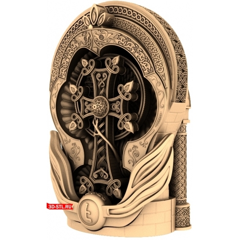 3D Printable Cross Figurine