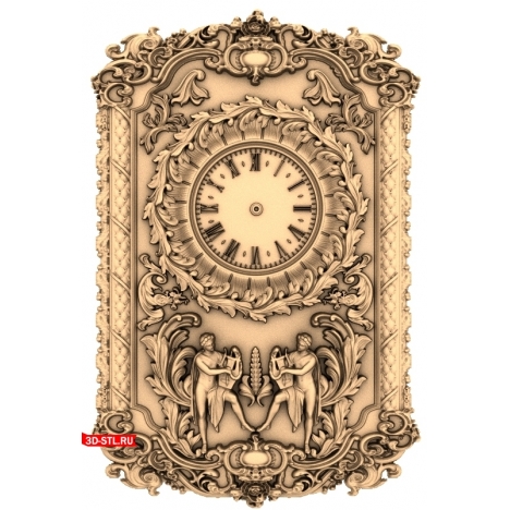 3D model of the Ornate Harmony clock for CNC machine