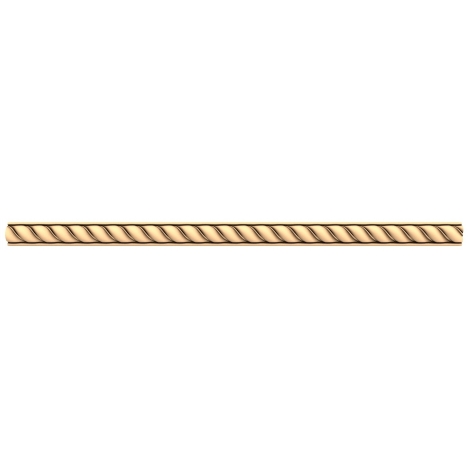 Baguette Spiral Charm - STL file for CNC machine