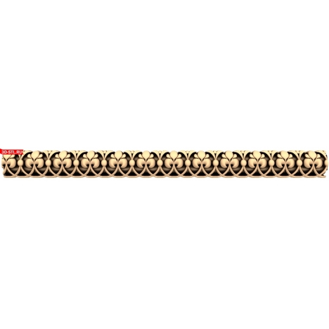 Magic Curl - STL model of a baguette for CNC