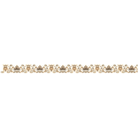 3D STL Model of the Royal Lotus Baguette for CNC